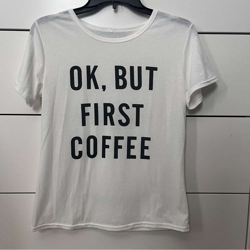 White Graphic Crew Neck Short Sleeve T-Shirt